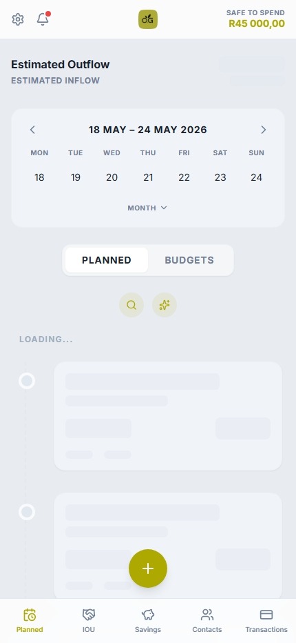 Planned Payments Dashboard